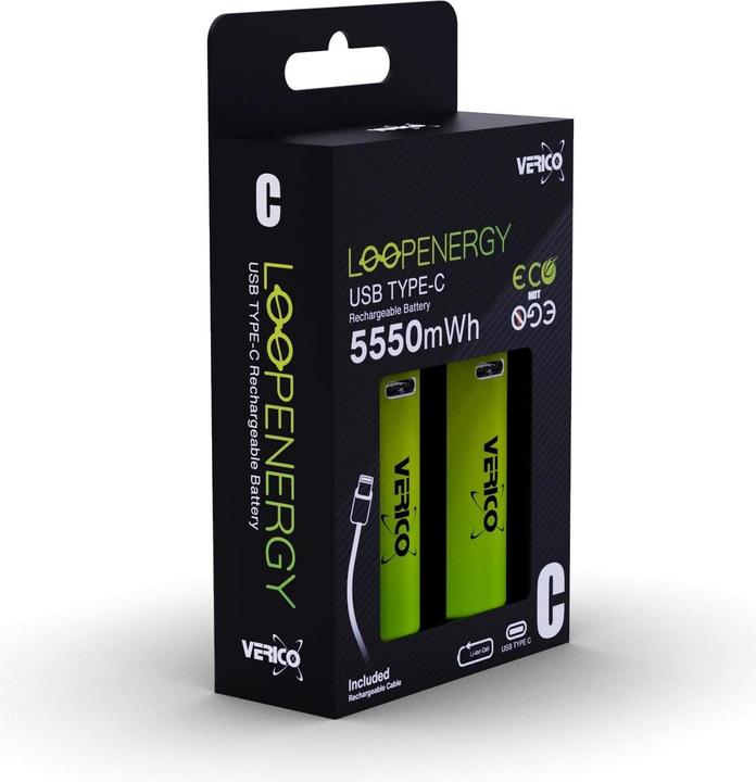 Produktbild Verico LoopEnergy Baby C 1,5V (2 Stk., C, 3700 mAh)