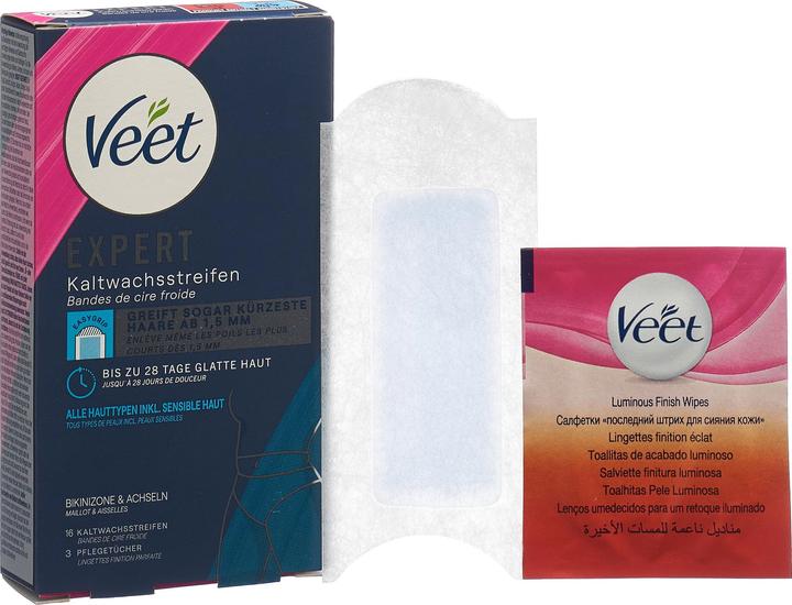 Actual product image Veet Cold wax strips (16 x, 28 g)
