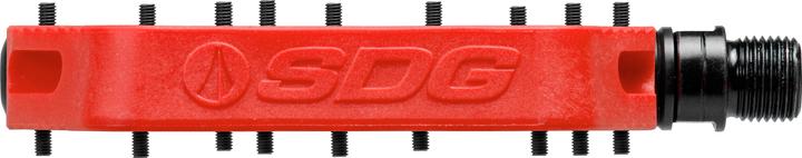 Actual product image Sdg Comp platform pedal, red