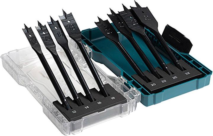 Makita Flachfräsbohrer-Set 8tlg. (12, 14, 16, 18, 20, 22, 25, 32 Millimeter)