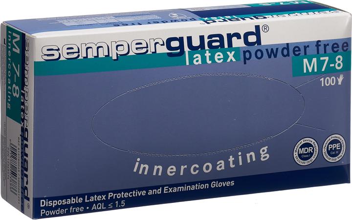 Semperguard Einweg-Naturlatex-Handschuh (M)