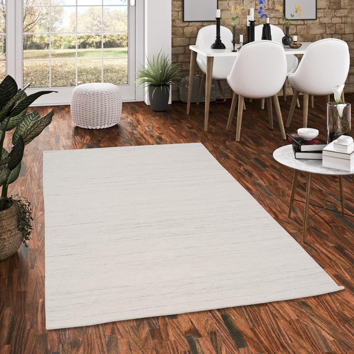 Actual product image Pergamon Wool rug Kelim Nature Woolly (90 x 160 cm)