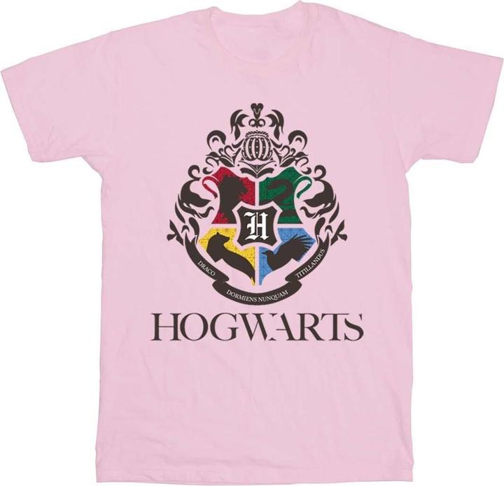 Actual product image Girls Hogwarts Crest Cotton T-Shirt (152, 158)