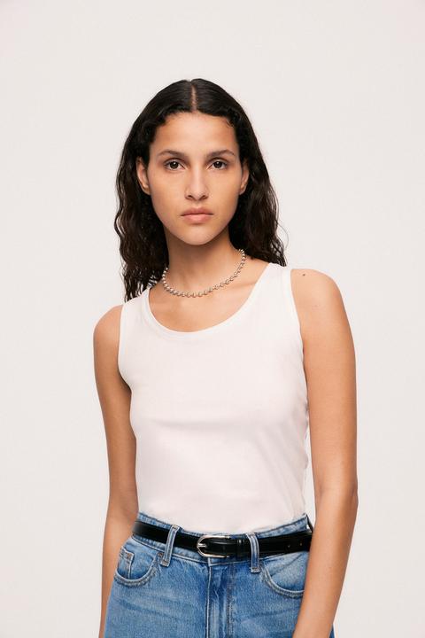 Actual product image Vila Cotton tank top (S)