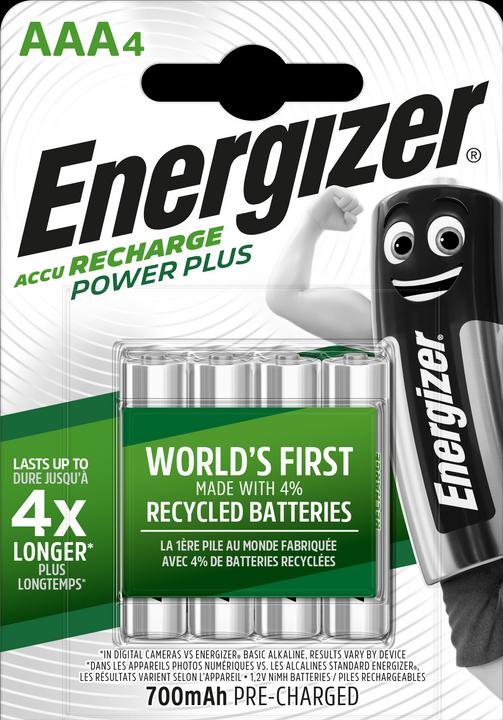 Produktbild Energizer Recharge Power Plus (4 Stk., AAA, 700 mAh)