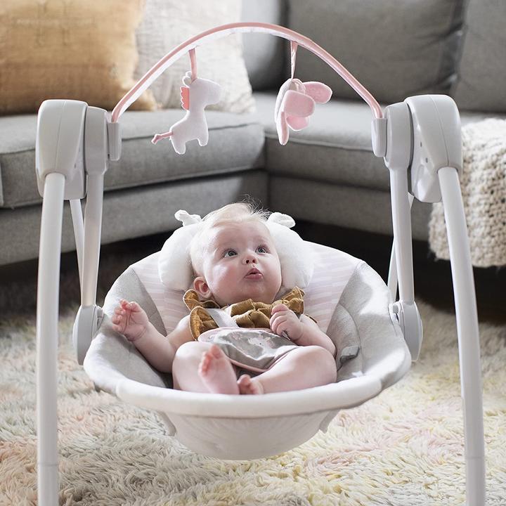 Actual product image Ingenuity Baby Swing & Baby Seesaw, Flora