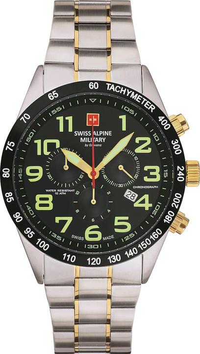 Immagine prodotto Swiss Alpine Military 7047.9147 Cronografo 45mm 10ATM (Cronografo, 45 mm)