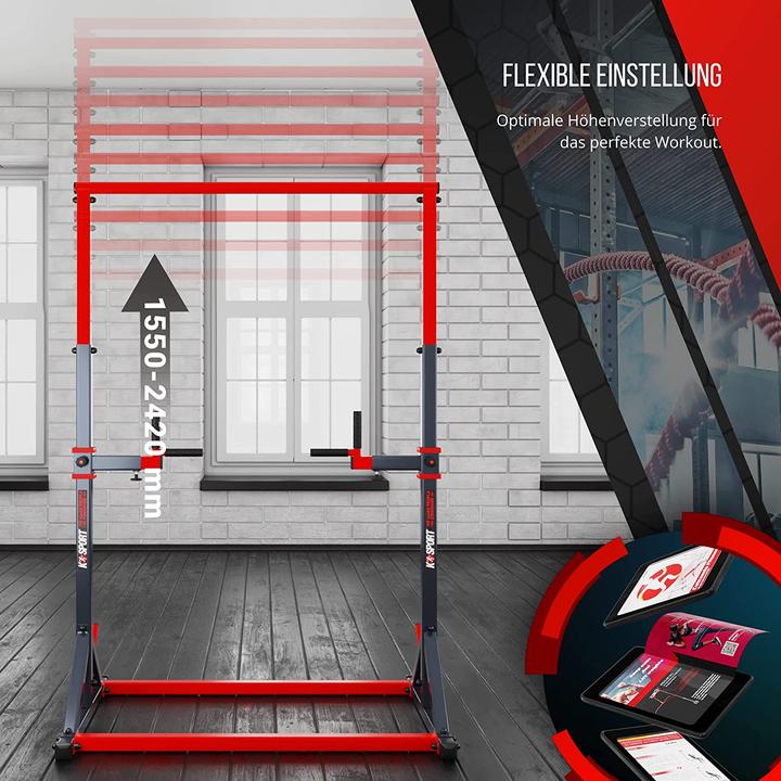 Actual product image K-Sport Pull-up bar + dip station