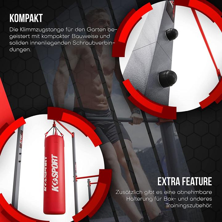 Actual product image K-Sport Outdoor Klimmzugstange & Dip Station