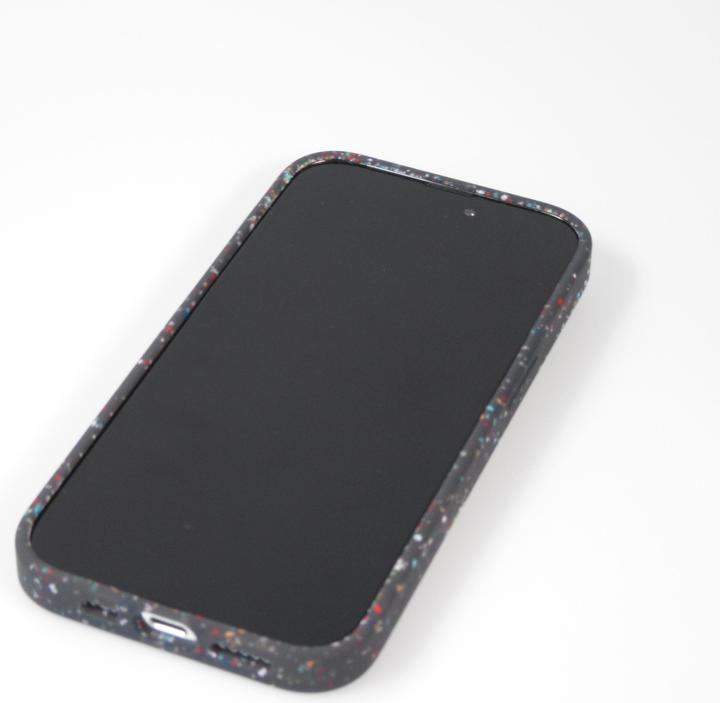 Actual product image PhoneLook Sleeve Silicone Reassembled with Multicoloured Dots Sensation Dots (Apple iPhone 14 Pro)