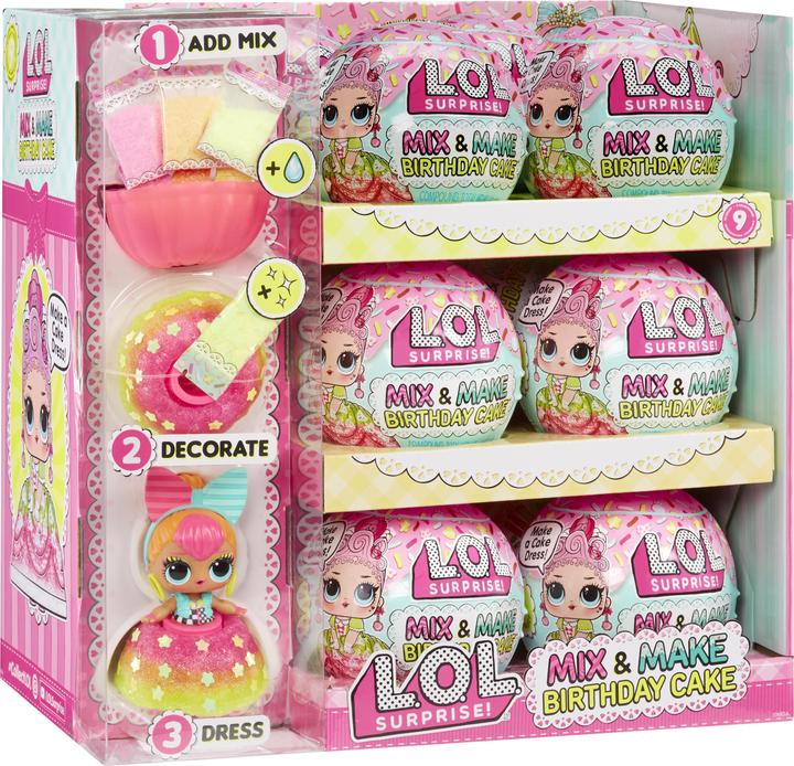 Image du produit MGA L.O.L. Surprise! Mix & Make Birthday Cake Tots