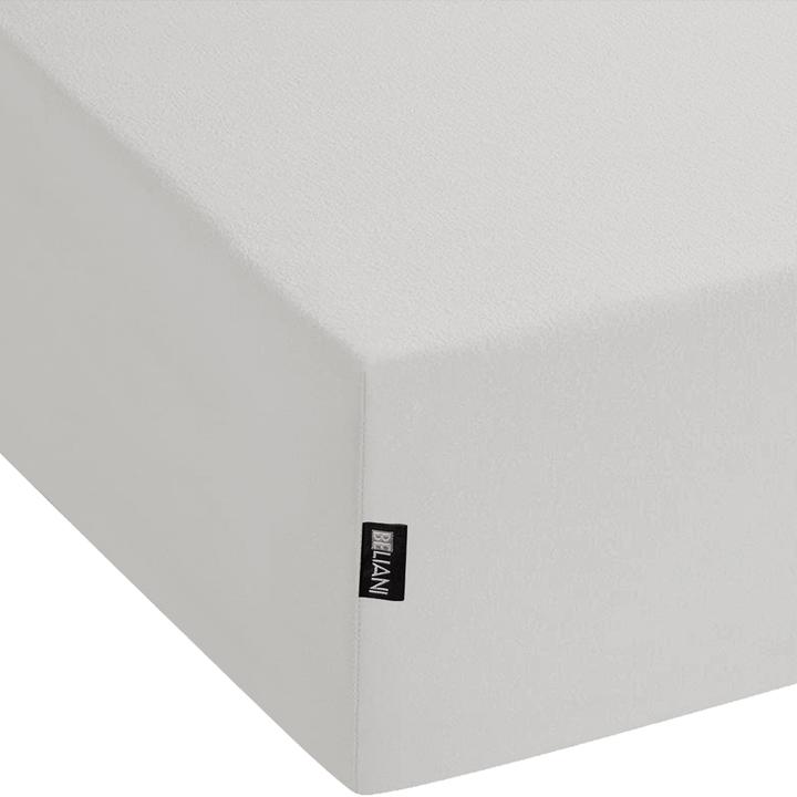 Immagine prodotto Beliani Lenzuolo a pieghe in cotone grigio chiaro 200 x 200 cm JANBU (200 x 200 cm)