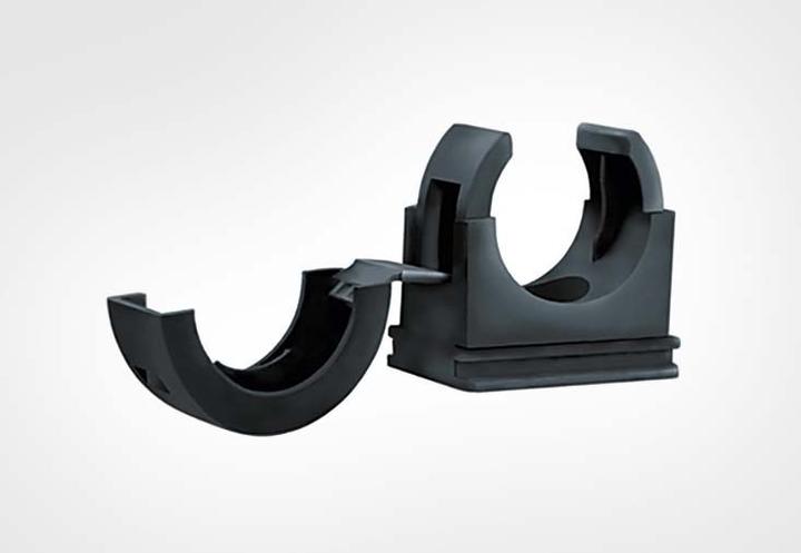 Actual product image HellermannTyton Hellermann Tyton 166-25702 Cable Clamp Black 1 Piece (Cable hole, 3.20 cm)