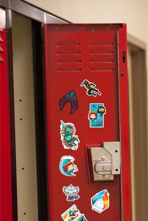 Actual product image Aquaman Deluxe Stickers (Pack of 50)