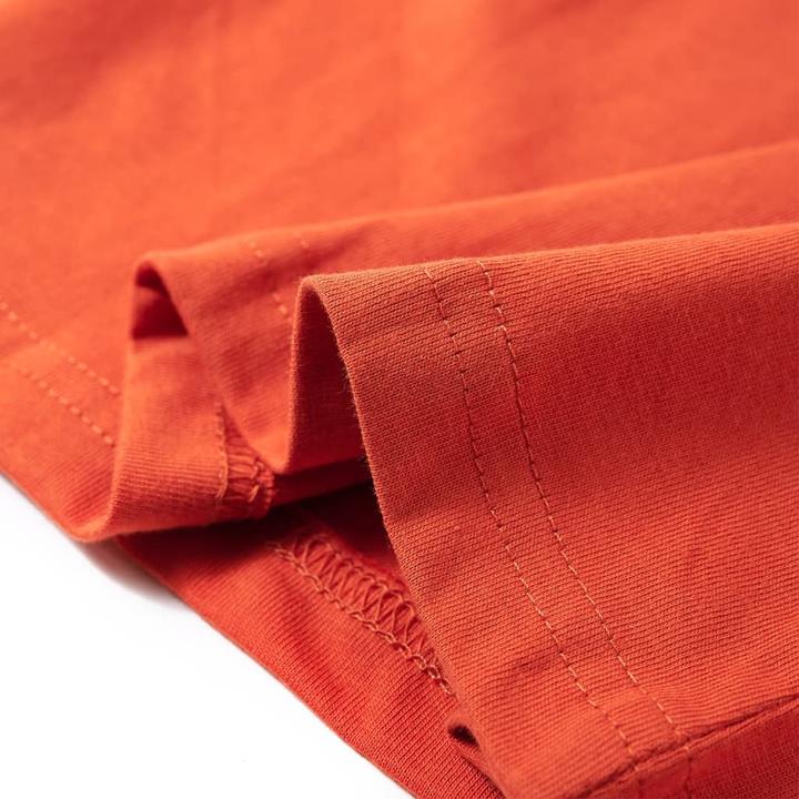 Produktbild VidaXL Kinder-Langarmshirt Orange 128,Material: 100 (128)