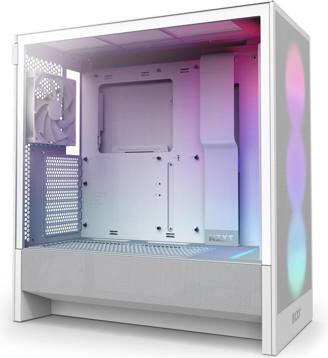Produktbild NZXT H5 Flow RGB ( 2024 ) (weiss, Tempered Glass) (ATX, mATX, E-ATX, Mini-ITX)