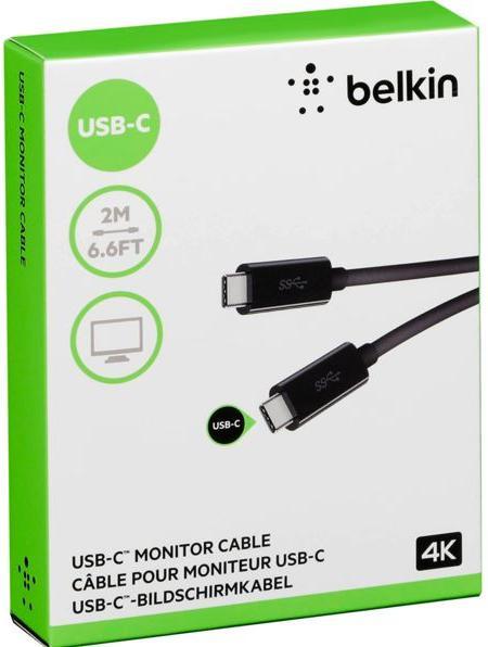 Actual product image Belkin Monitor cable (2 m, USB 3.1)