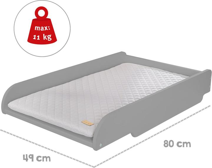 Produktbild Roba Hausbett 60 x 120 cm inkl. Wickelplatte (60 x 120 cm)