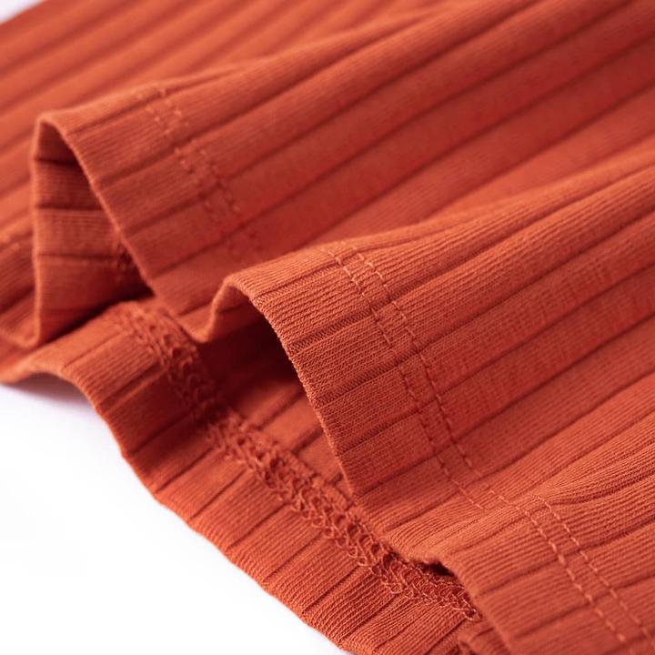 Image du produit VidaXL T-shirt manches longues enfant orange foncé 92,Matière : 95 (92)