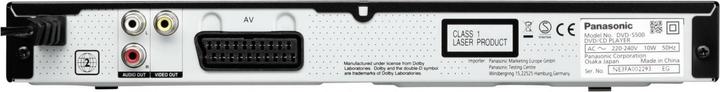 Actual product image Panasonic DVD-S500EG-K (DVD players)