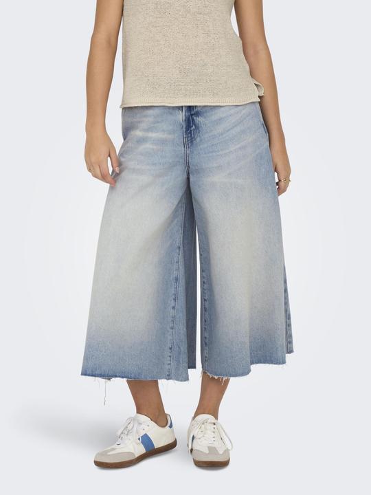 Produktbild Only ONLLA Hohe Taille Weiter Beinschnitt Jeans-Shorts Jeans-Shorts (XL)
