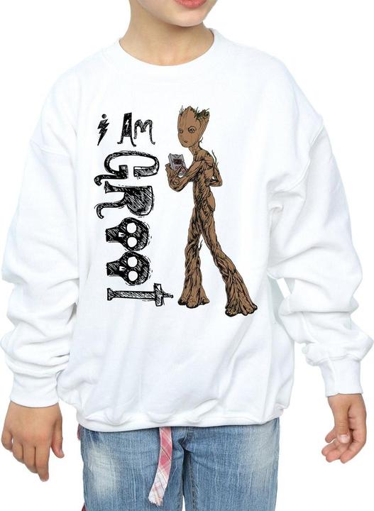 Produktbild Universal Textiles I Am Teenage Groot Sweatshirt Mädchen (152, 158)