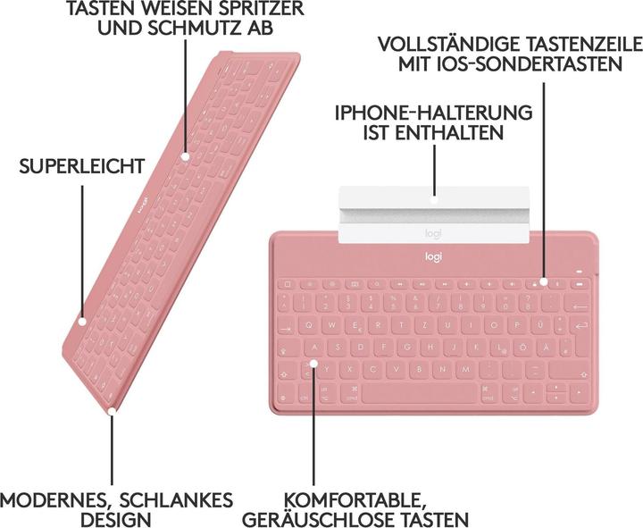Actual product image Logitech Keys-To-Go (CH, iOS 5.1.1 or higher, Apple TV)
