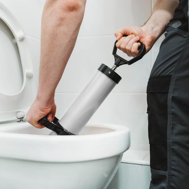 Immagine prodotto Wiltec Pompe déboucheur haute pression pour Nettoyage de tuyaux rapide Drains d'évier de Toilettes - Débouc