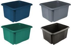 keeeper emil eco storage box, 24 litres, graphite Swivel/stacking box, material: PP/regranulate (24 l)