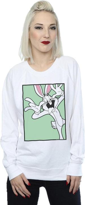 Actual product image Looney Tunes Womens/Ladies Bugs Bunny Funny Face Sweatshirt (L)