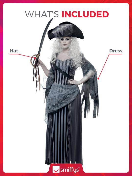 Immagine prodotto Smiffys Pirata - Principessa nave fantasma (36, 38)