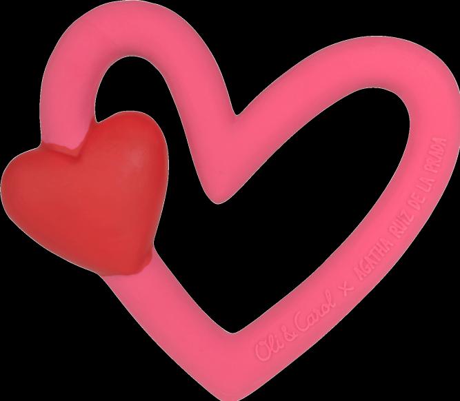 Produktbild Oli and Carol x Agatha Ruiz de la Prada Herz Beissring & Badespielzeug
