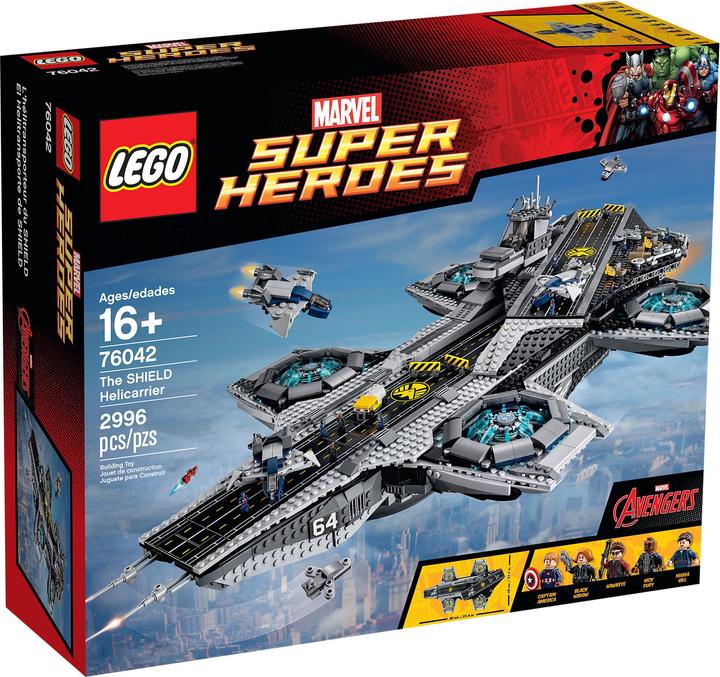 LEGO L'elivelivolo Scudo (76042, LEGO Marvel, Set LEGO rari)