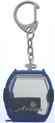 Actual product image Jägerndorfer Key fob blue Arosa Omega-IV, metal