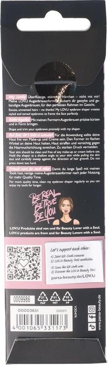 Image du produit Parsa Beauty LOV.U Augenbrauen- und Gesichtshaartrimmer