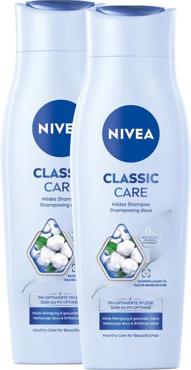 Immagine prodotto NIVEA Classic Care Shampoo DUO (500 ml, Shampoo liquido)