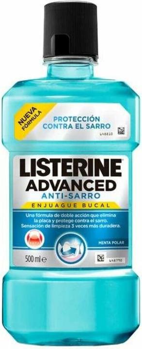 Immagine prodotto Listerine ADVANCED enjuague bucal antisarro 500 ml (500 ml, Collutorio)