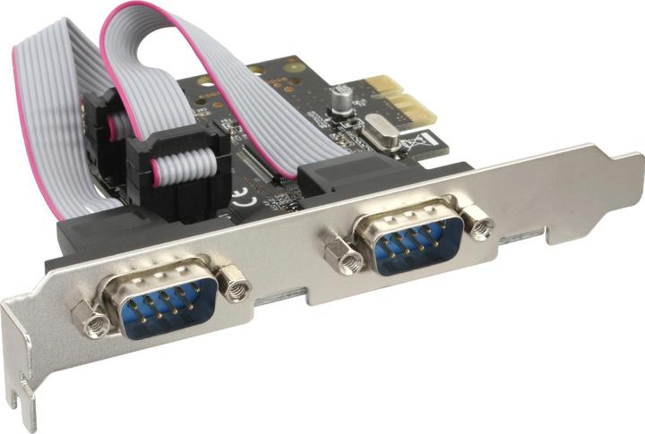 InLine Scheda d'interfaccia 2x seriale 9-pin PCIe PCI-Express