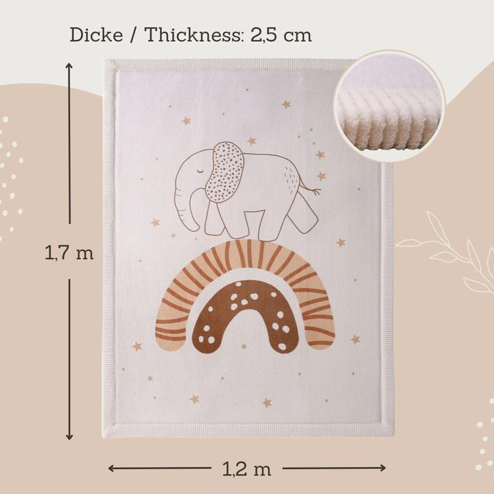 Produktbild Hakuna Matte Samtmatte, Wolke Spielmatte (160 x 120 cm)