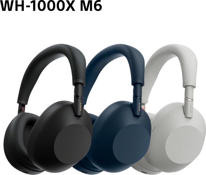 Actual product image Sony WH-1000XM6 (30 h, Wireless, Cable)
