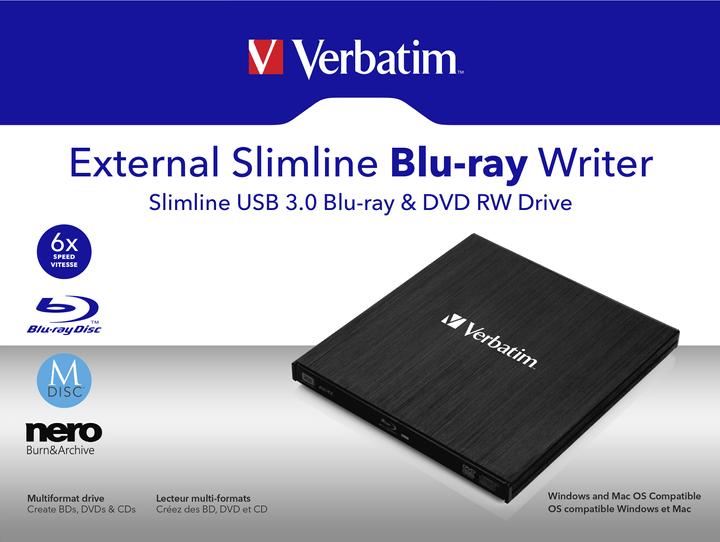 Image du produit Verbatim Slimline (Lecteur Blu-ray)