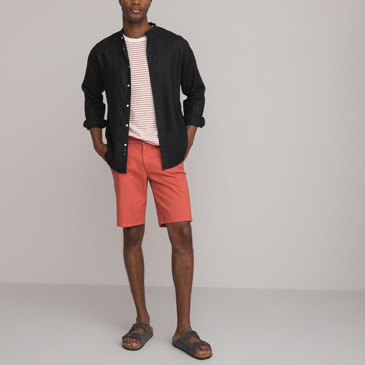 Produktbild La Redoute Collections Langärmeliges Hemd mit Stehkragen (XL)