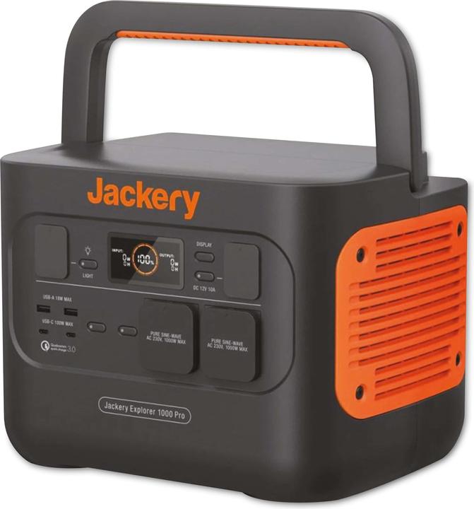 Jackery Explorer 1000 Pro (1002 Wh, 11.50 kg)