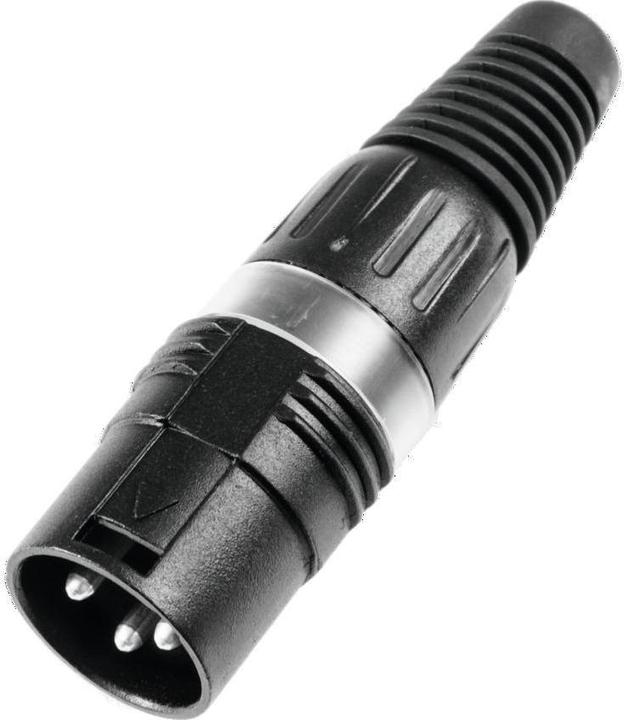 Actual product image Hicon XLR connector 3pin HI-X3CM-BLK