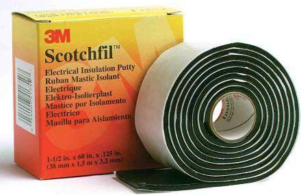 Produktbild 3M Scotchfil Black Synthetic Rubber Electrical Tape, 38mm x 1.5m (93 mm)