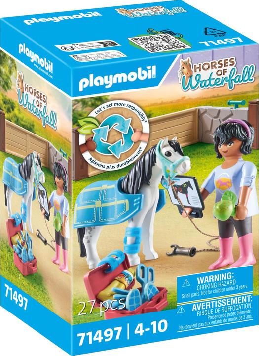 Image du produit Playmobil Thérapeute équin (71497, Playmobil Chevaux de la cascade)
