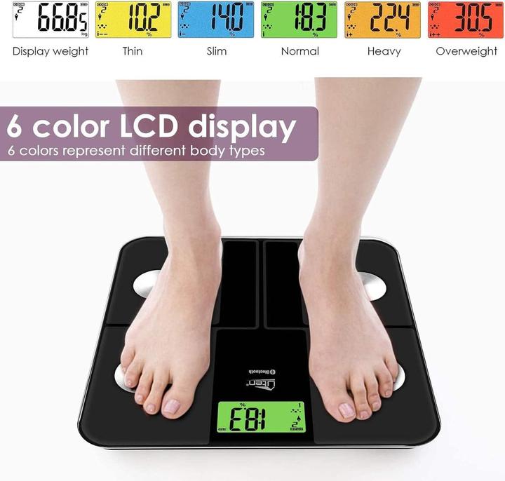 Image du produit Uten Körperanalysewaage mit LCD-Display (180 kg)