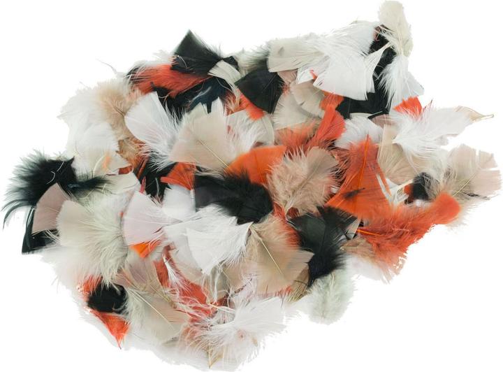 Colourings - Natural feathers 85 gram, 750 pieces.