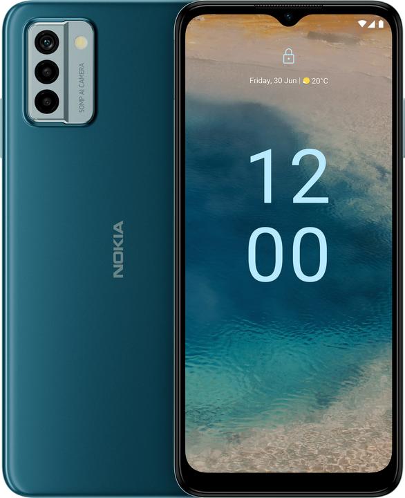 Actual product image Nokia G22 (128 GB, Lagoon Blue, 6.50", Hybrid Dual SIM, 50 Mpx, 4G)