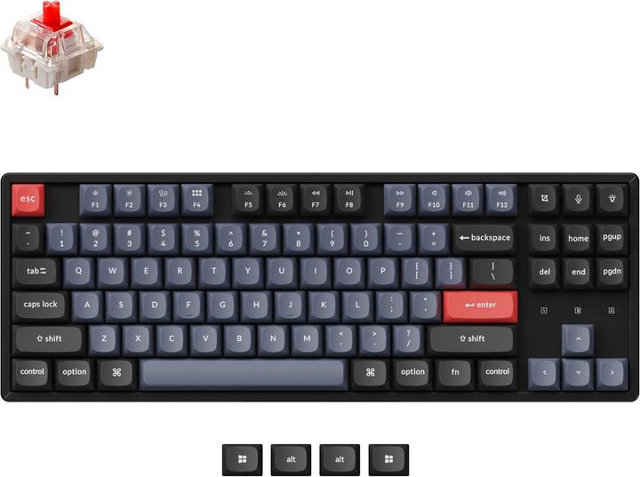 Image du produit Keychron K8 Pro (US, Filaire, Sans fil)
